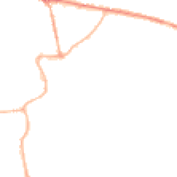 Night-time road noise heatmap for S43 4BG