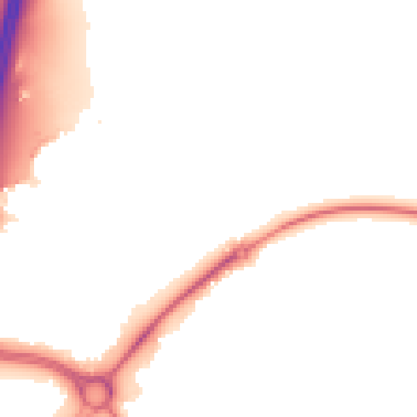 Night-time road noise heatmap for S43 4ER