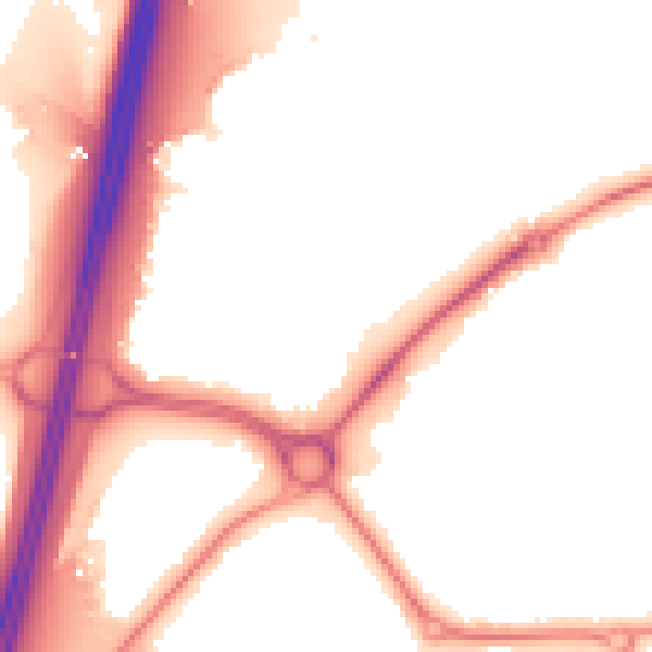 Night-time road noise heatmap for S43 4FB