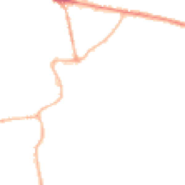 Night-time road noise heatmap for S43 4FL