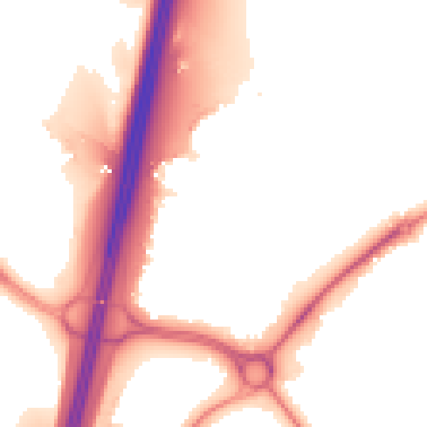 Night-time road noise heatmap for S43 4HG
