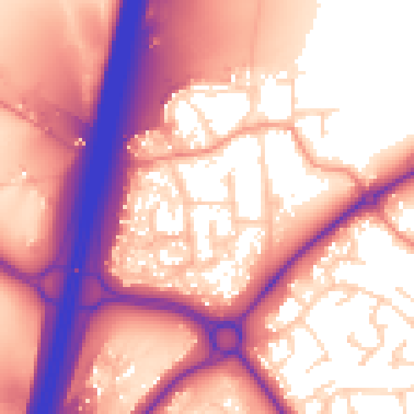 Daytime road noise heatmap for S43 4HH