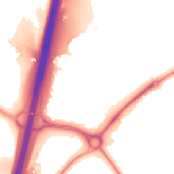 Night-time road noise heatmap for S43 4HH