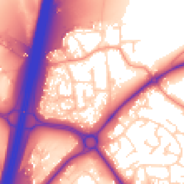 Daytime road noise heatmap for S43 4HL