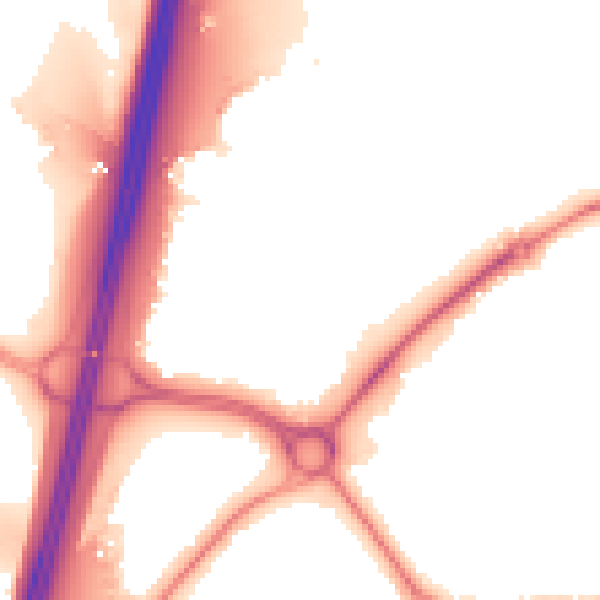 Night-time road noise heatmap for S43 4HP