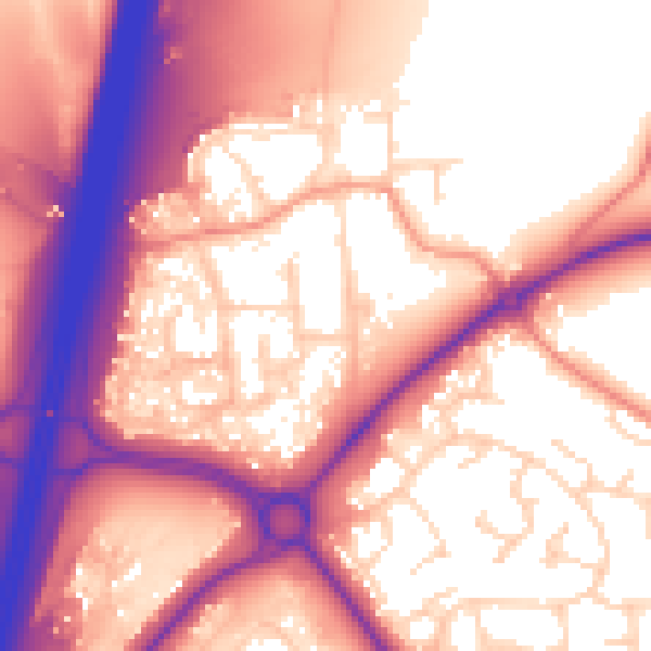 Daytime road noise heatmap for S43 4HU