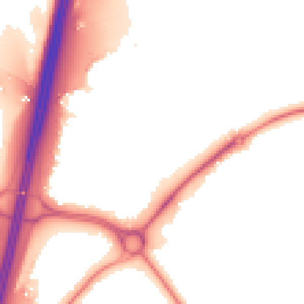 Night-time road noise heatmap for S43 4HU