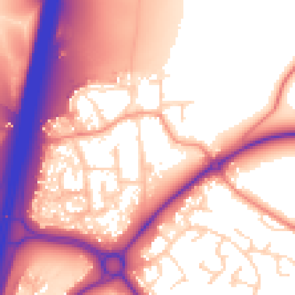 Daytime road noise heatmap for S43 4HY