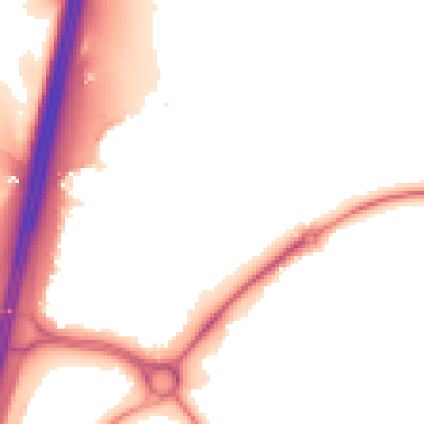 Night-time road noise heatmap for S43 4HY