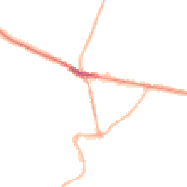 Night-time road noise heatmap for S43 4PF