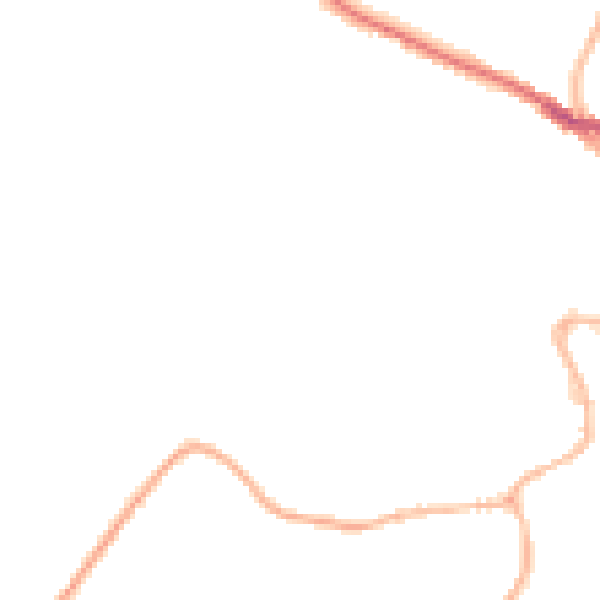 Night-time road noise heatmap for S43 4QH