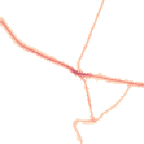 Night-time road noise heatmap for S43 4RA