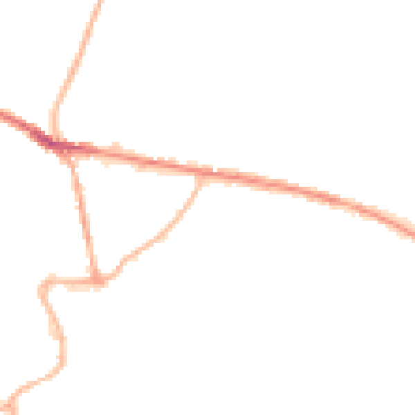 Night-time road noise heatmap for S43 4RQ