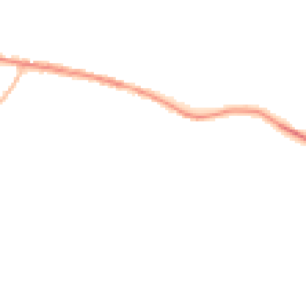 Night-time road noise heatmap for S43 4SJ