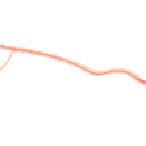 Night-time road noise heatmap for S43 4SP