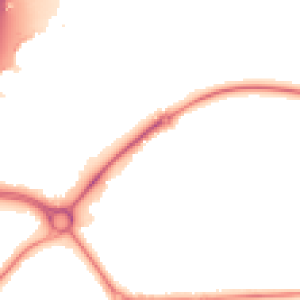 Night-time road noise heatmap for S43 4SY