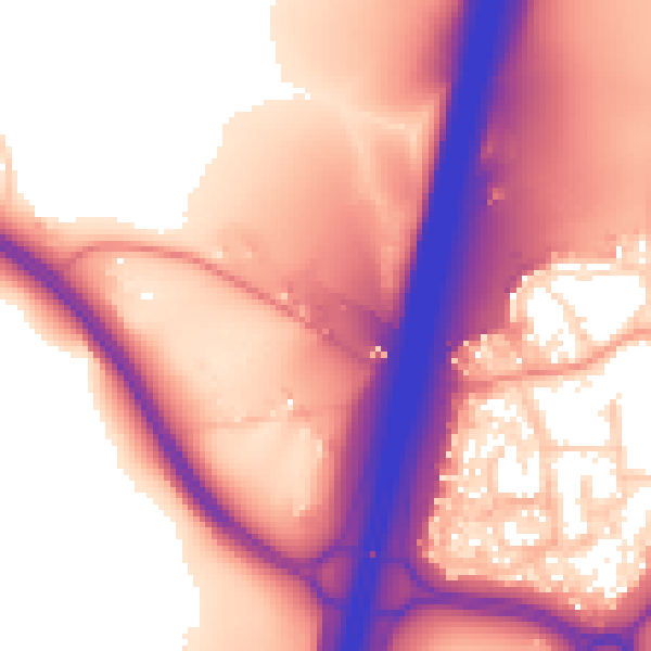 Daytime road noise heatmap for S43 4TN
