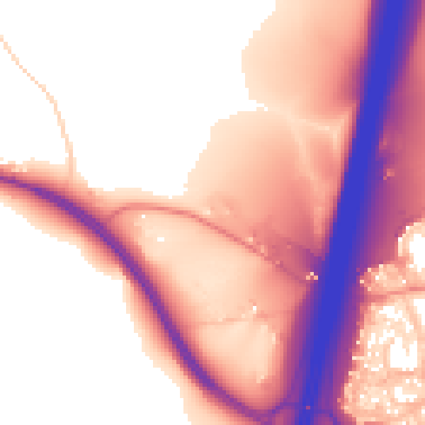 Daytime road noise heatmap for S43 4TW
