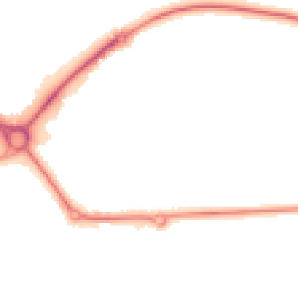 Night-time road noise heatmap for S43 4WR