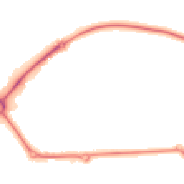 Night-time road noise heatmap for S43 4WY