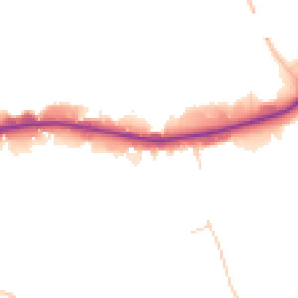 Daytime road noise heatmap for S60 1DX