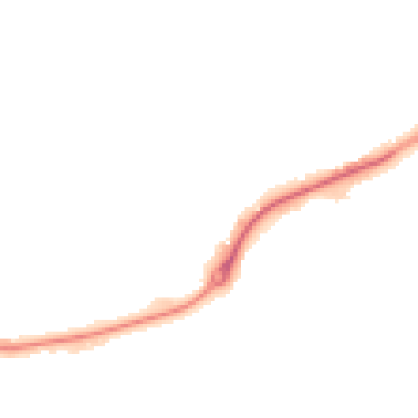 Night-time road noise heatmap for S60 1EN