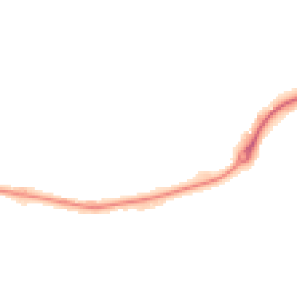 Night-time road noise heatmap for S60 1FD
