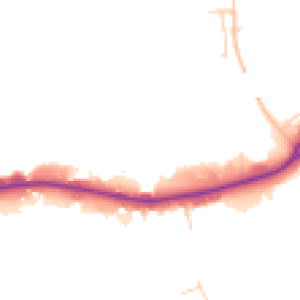 Daytime road noise heatmap for S60 1FE