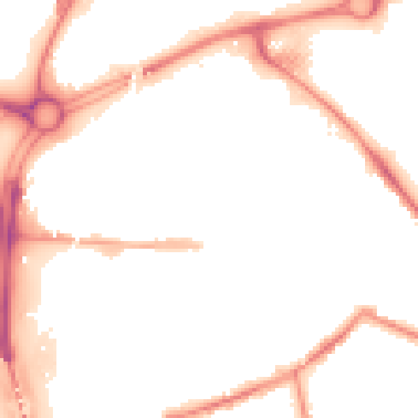 Night-time road noise heatmap for S60 1FF