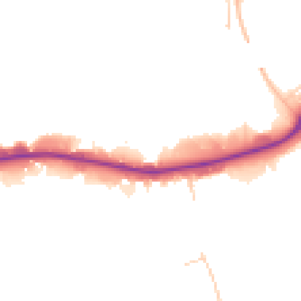 Daytime road noise heatmap for S60 1FG