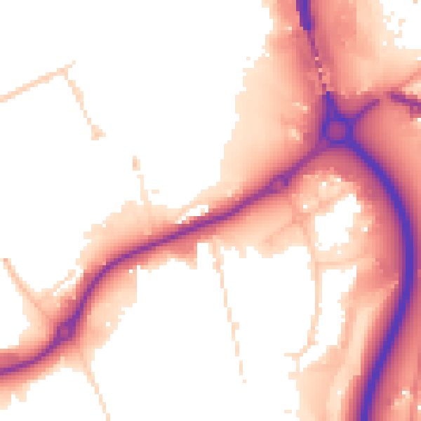 Daytime road noise heatmap for S60 1FL