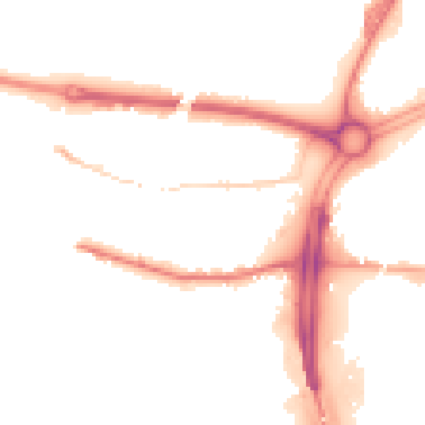 Night-time road noise heatmap for S60 1JG