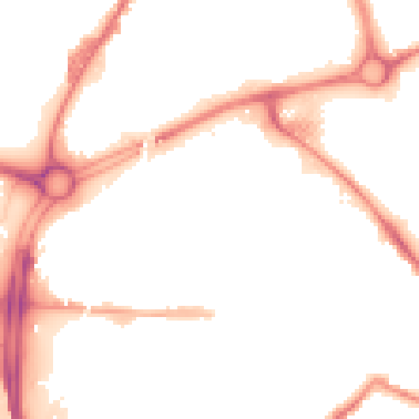 Night-time road noise heatmap for S60 1PQ