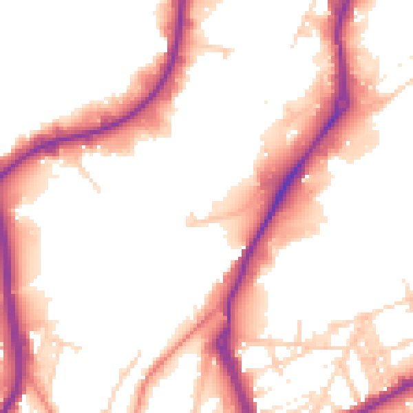 Daytime road noise heatmap for S60 1SL