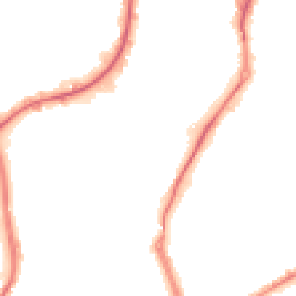 Night-time road noise heatmap for S60 1SL