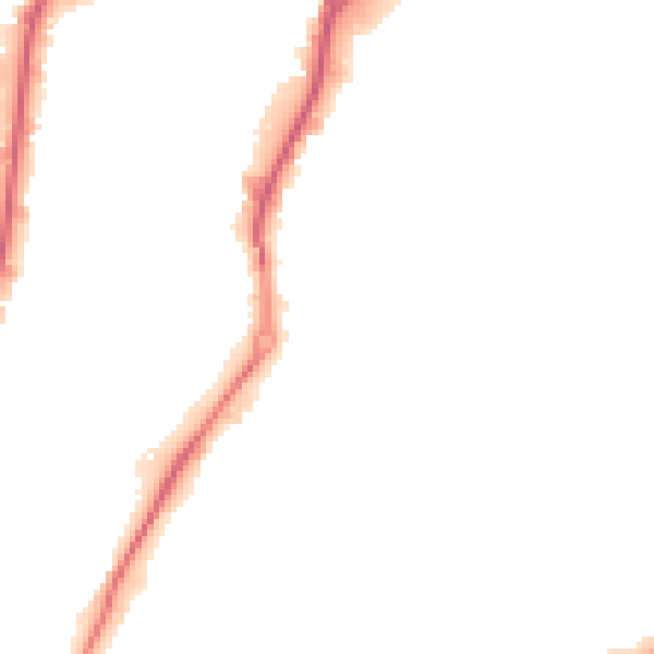 Night-time road noise heatmap for S60 1TG