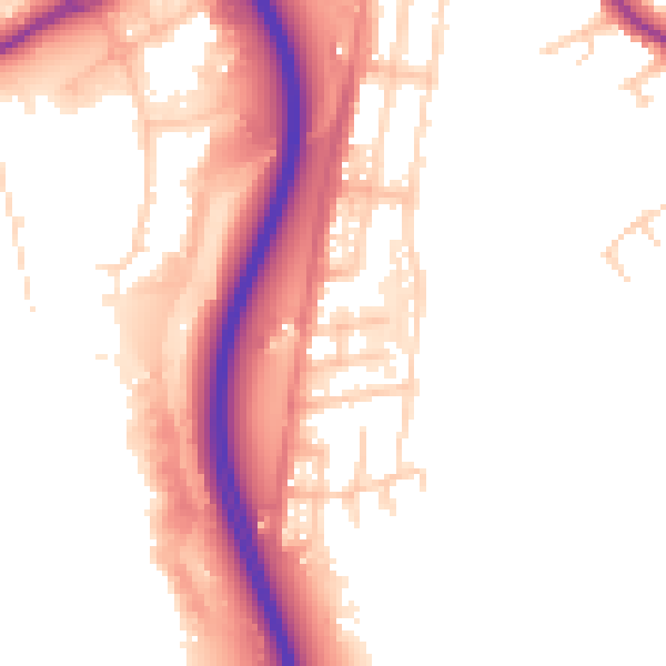Daytime road noise heatmap for S60 2DD