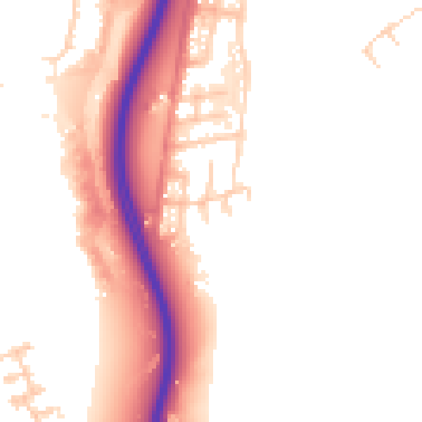 Daytime road noise heatmap for S60 2DE