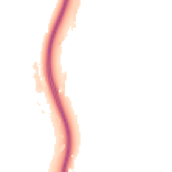 Night-time road noise heatmap for S60 2DE