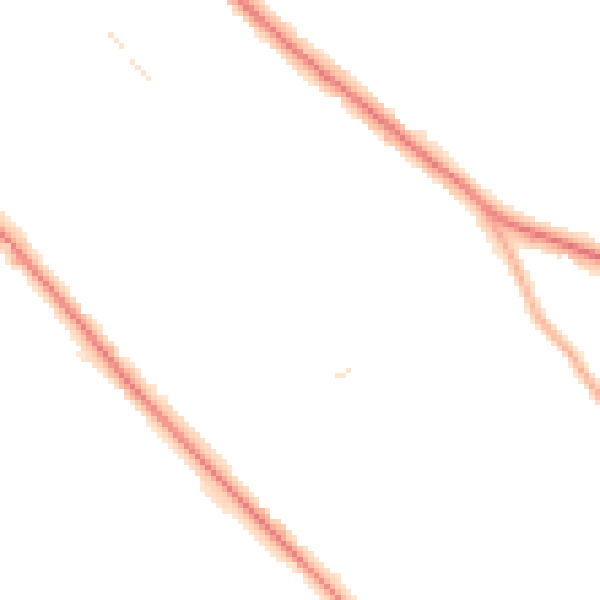 Night-time road noise heatmap for S60 2EG