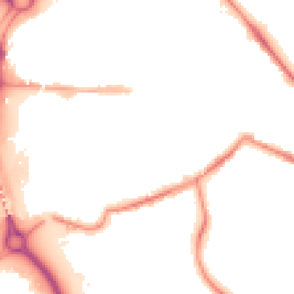 Night-time road noise heatmap for S60 2ES
