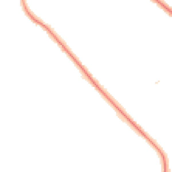 Night-time road noise heatmap for S60 2TW