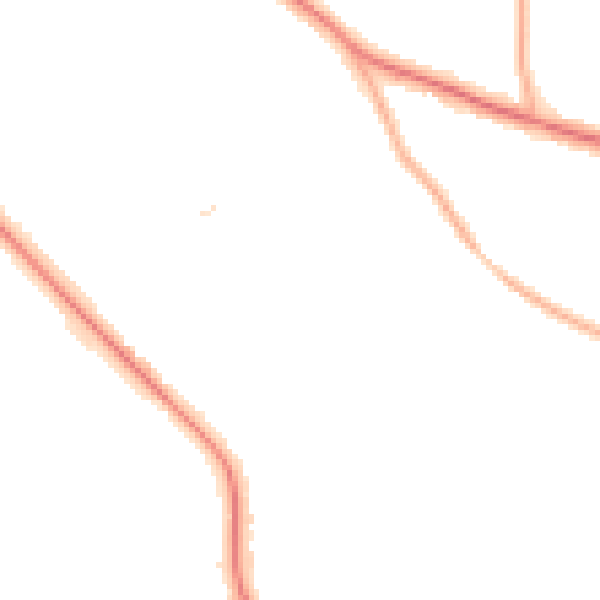 Night-time road noise heatmap for S60 3EZ