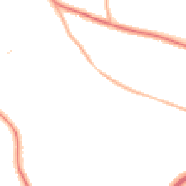 Night-time road noise heatmap for S60 3HD