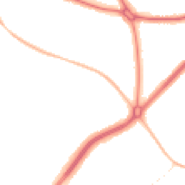 Night-time road noise heatmap for S60 3JY