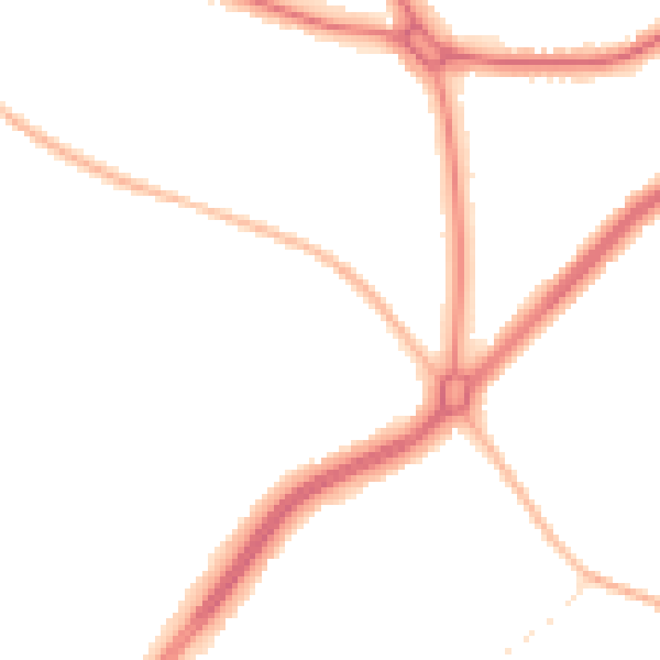 Night-time road noise heatmap for S60 3JZ