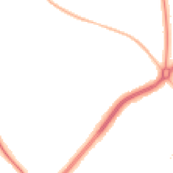 Night-time road noise heatmap for S60 3LG