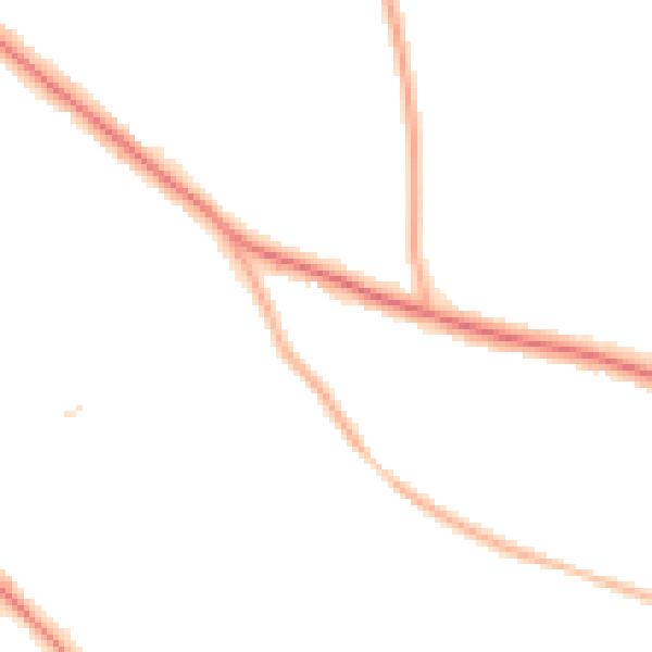 Night-time road noise heatmap for S60 3PL