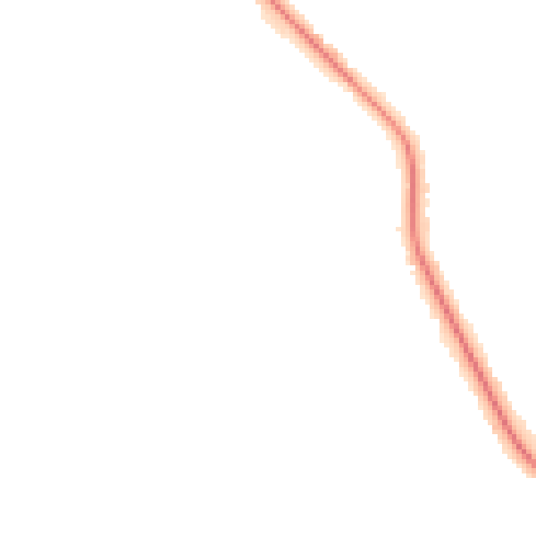 Night-time road noise heatmap for S60 3RA