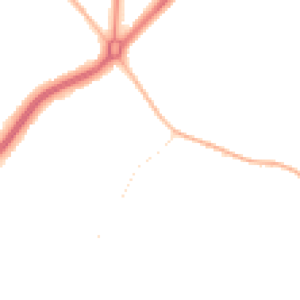 Night-time road noise heatmap for S60 4AF